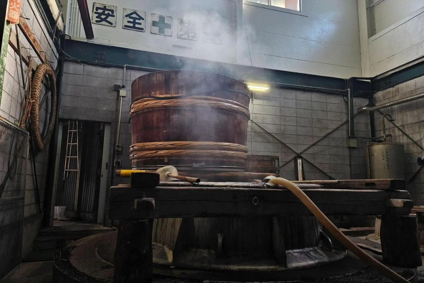 Inside Sawada Sake Brewery