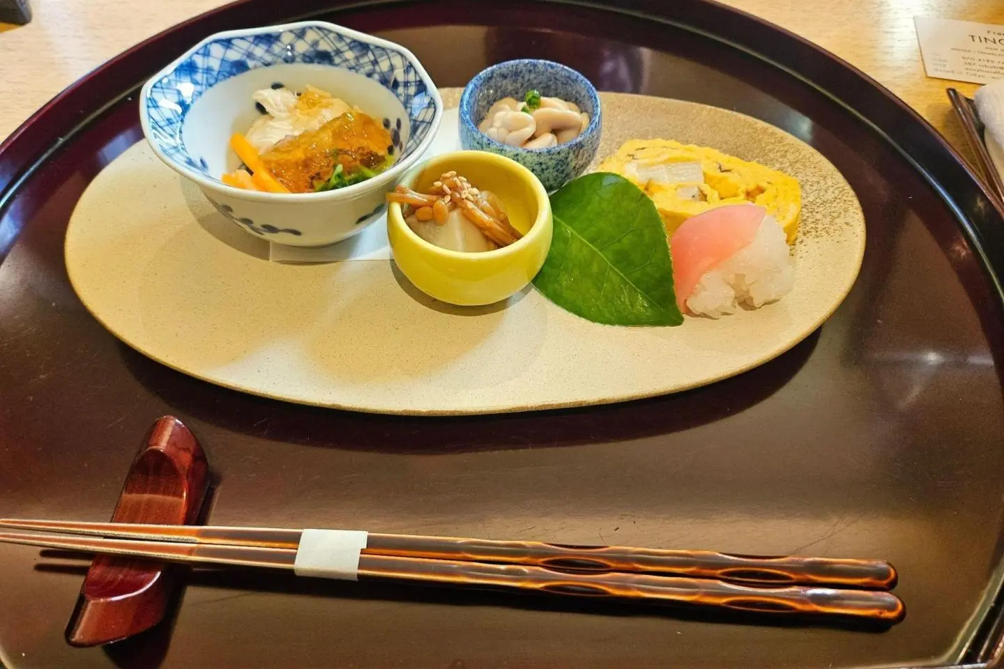 Sashimi, tamagoyaki, shirako cod milt and more