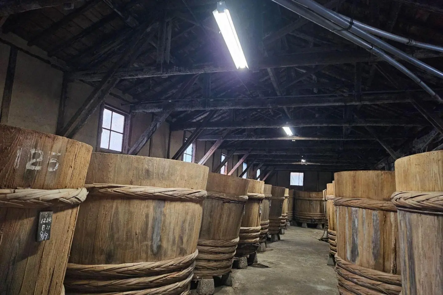 Traditional fermentation vats
