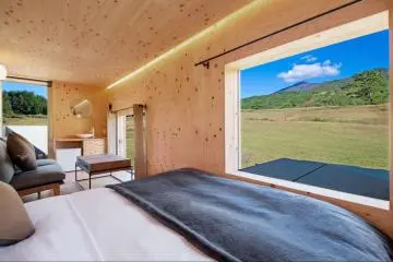 Glamping house interior