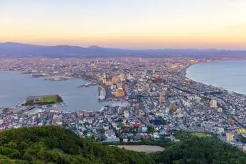 Stunning view from Mount Hakodate’s summit