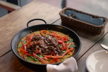 Paella au bœuf