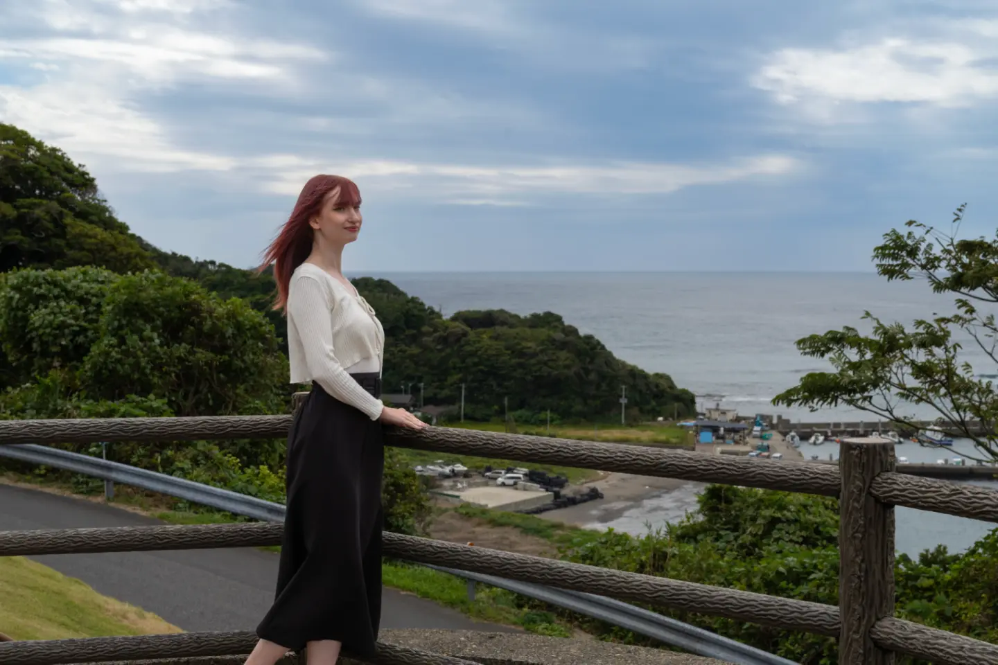 Vues sur le Pacifique depuis Katsuura (Photo: Leslie Taylor)