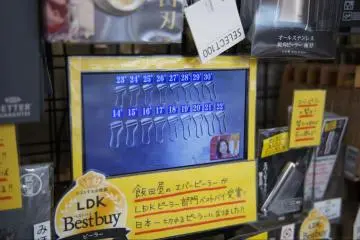 The "ever peeler" at Iida Store