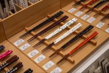 Eye-catching chopsticks at Table Joy 7F