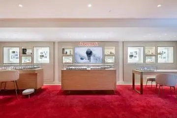 The OMEGA display in Matsuya Ginza