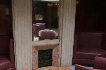 Luxury lounge area for First Class passengers.