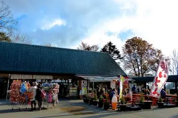 Restaurant near the parking lot