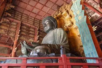 The Great Buddha of Nara in Todai-ji Temple