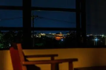 Evening views at one of the rooms 