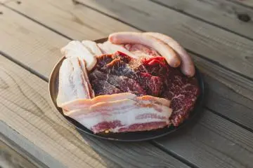 BBQ set with Saitama produce