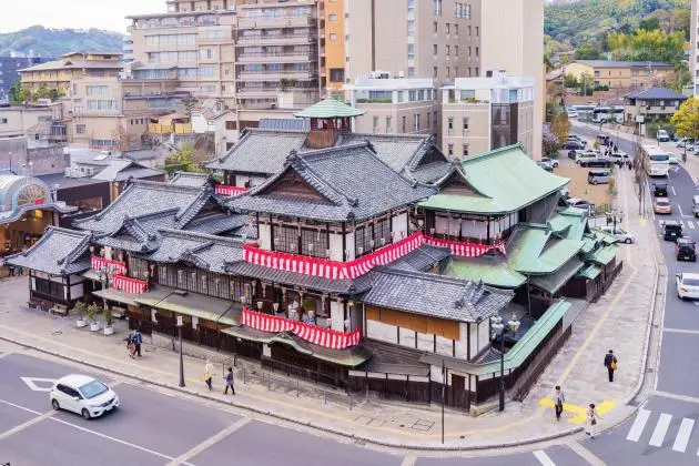 The iconic Dogo Onsen building