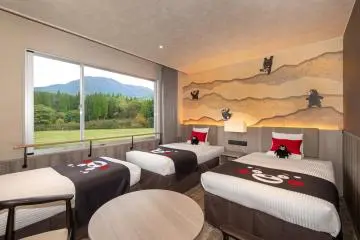 KUMAMON Room Triple with a private bathroom
