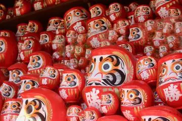 The Daruma gallery at Katsuoji