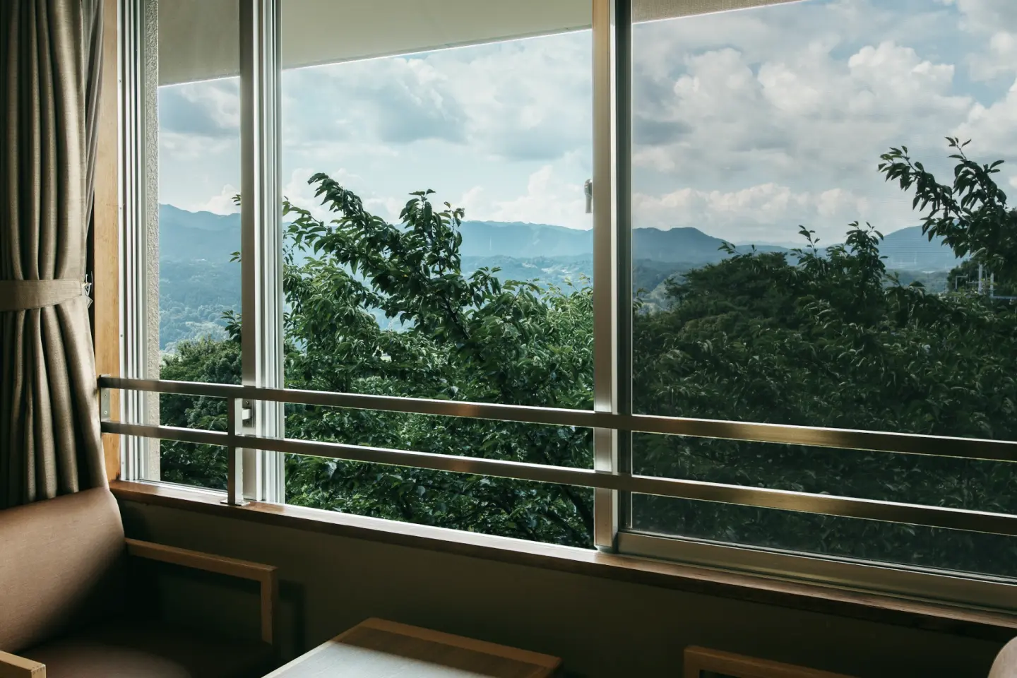 Views from one of the guest rooms