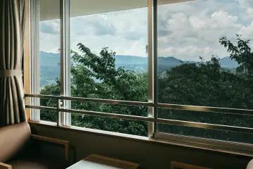 Views from one of the guest rooms