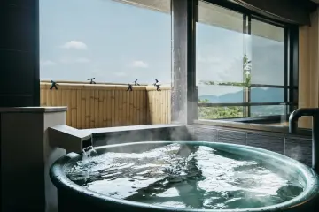 Japanese-Western Room with open-air bath