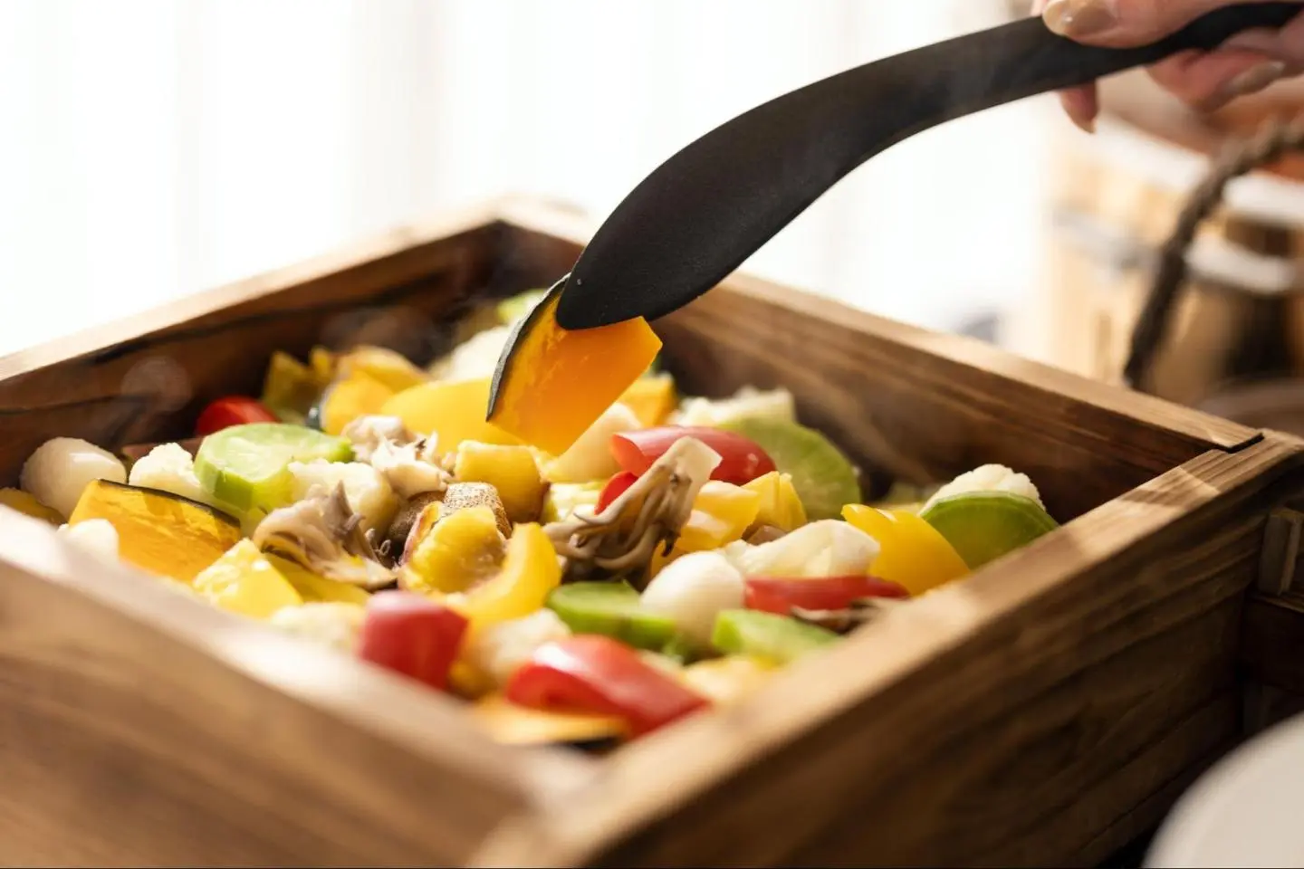 Steamed vegetables
