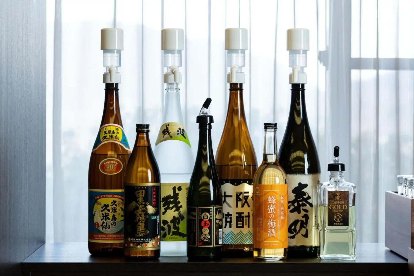 Options at the drink bar