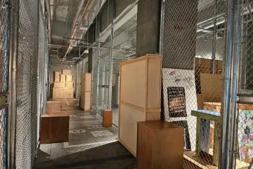 Storage area at KAIKA Tokyo