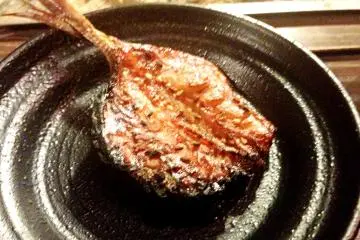 Grilled marinated sweet soy butterflied fish