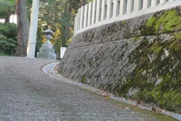 Entrance to a shrine, just across the street