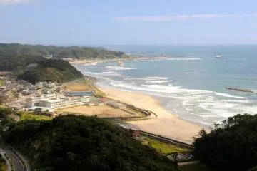 View of the coast north of the tower