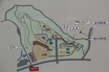 <p>This map is on a sign at the entrance of the larger of the two parking lots at the Yara Castle Site</p>