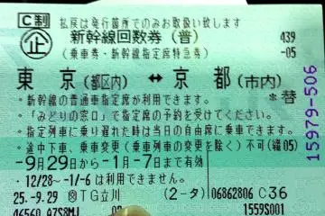 <p>Los vouchers de Tokio a Kioto por Shinkansen son v&aacute;lidos por tres meses excluyendo periodos de temporada alta.</p>