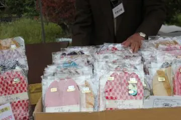 Chaussettes japonaises faites à la main ("tabi") de Gyoda