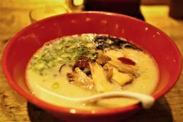 Hail the Red Ramen at Ippudo Kyoto, just four minutes from Sanjo Karasuma Subway Station