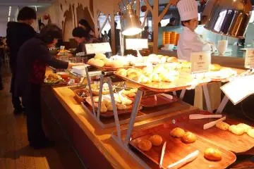 The YY Grill resturant that serves breakfast every morning to RISONARE Yatsugatake's guests.