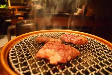 Yakiniku at Tajimaka, a favourite among the locals. It only uses fresh seasonal produce from the region.