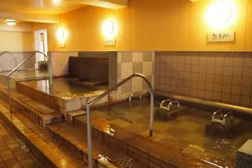 There are various pools indoors and a beautiful rotenburo. I didn't get a chance to take a picture of the rotenburo as it was always occupied!