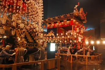 The floats or Yatai that used in festival