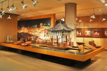 The miniature of former Yatai on the second floor