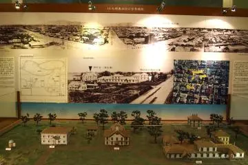 The old campus of Sapporo Agricultural College, which is completely transformed by modern buildings today.