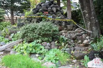 The Ryokan even has a miniature Mt Fuji. Have a climb and pray at the mini shrine at the summit
