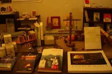 Xmas book table