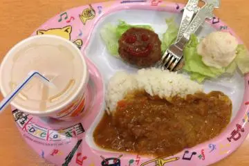 <p>A child's curry rice set</p>