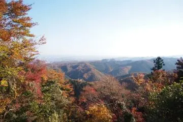 Other peaks were also covered with a blend of yellow, red and green.