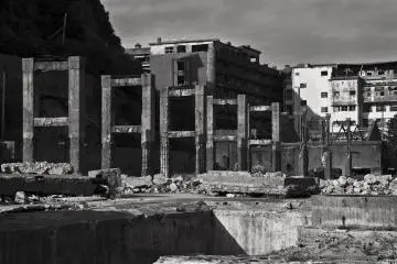 Coal storage conveyor belt, on which the coal was once transferred to the storage facility