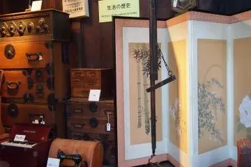 An olden day Japanese home.