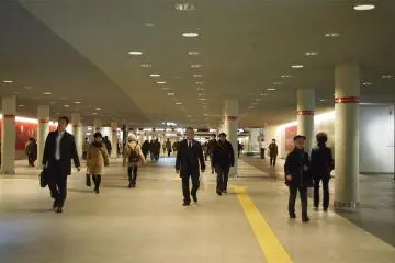 The underground passage way from Sapporo also has multiple&nbsp;exits up to ground level and is well-used by locals to get to places in the comfort of the heater.