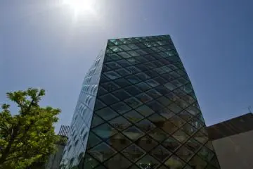 <p>Following Omotesando further, beyond Aoyama-dori, you'll find another architectural highlight of&nbsp;this area, the Prada house, built of nothing else but&nbsp;glass blocks.</p>