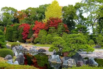 Seiryu-en Garden in autumn