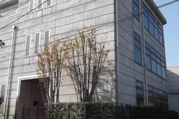 <p>The unprepossessing exterior</p>