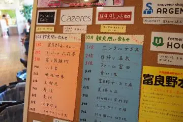 <p>ที่ศูนย์ข้อมูลจะมีบอกว่าร้านไหนกำลังดังใน Furano เพื่อให้คุณง่ายต่อการตัดสินใจที่จะเยี่ยมชม</p>