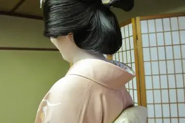 진짜 게이샤의 일본 머리