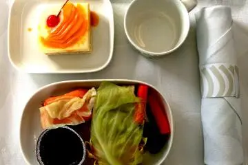 Light and delicious meals on Finnair